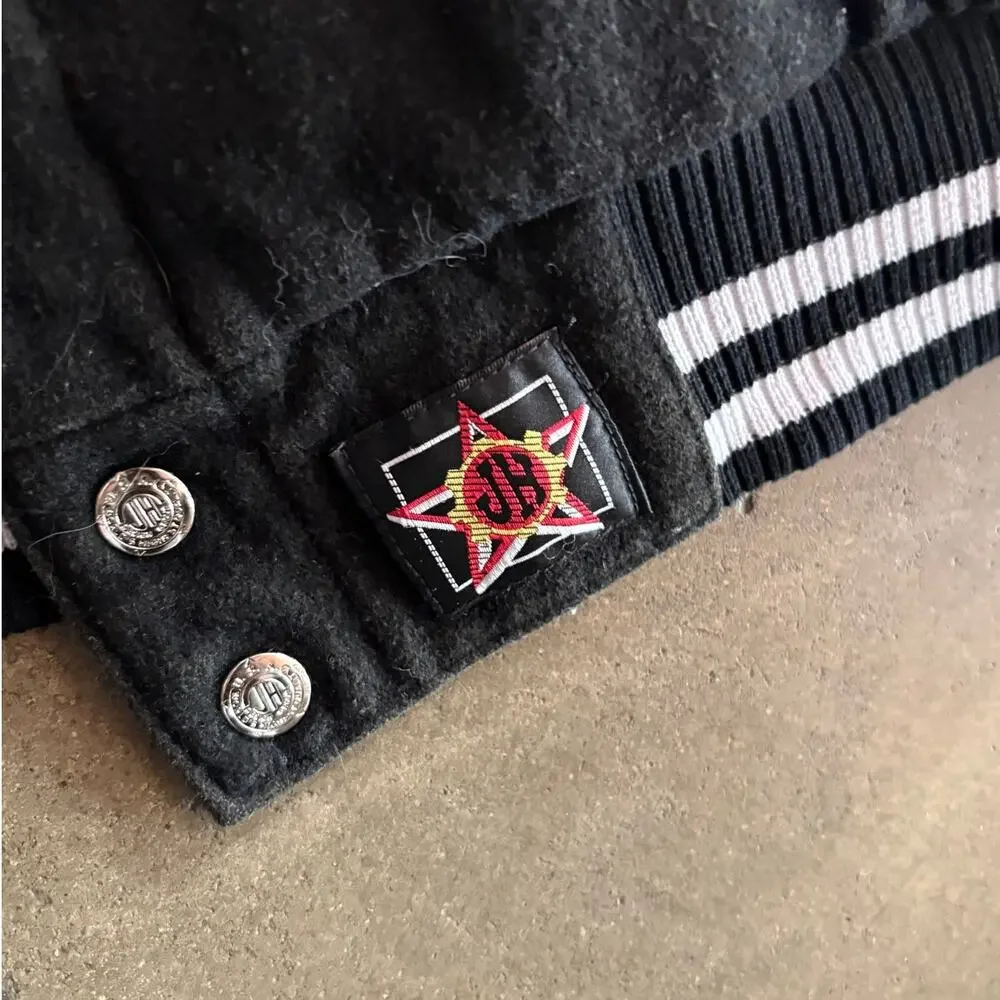 Vintage Chicago White Sox MLB Jeff Hamilton Reversible Bomber Jacket